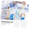 CHILDWEET 30Pcs Measuring Beakers Transparent Graduated Cups for Laboratory Kitchen