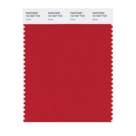 Pantone 18-1657 TCX Smart Color Swatch Card, Salsa