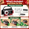Wrapping Paper Cutter for Gift Wrapping – Black Manual Paper