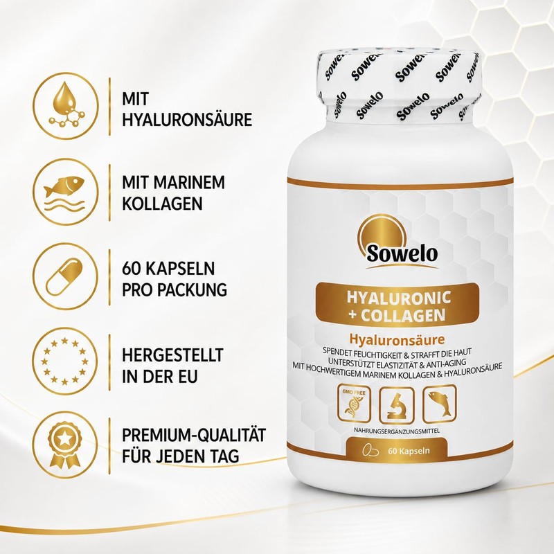 Hyaluron + Marine Collagen Naticol - 343 mg per capsule