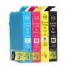 4PCS Printer Ink Cartridge Colorfast Clear Printing Large Capacity Ink