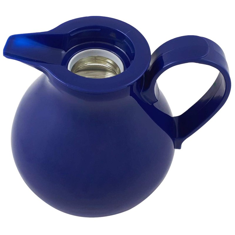 Helios Nostalgia Plastic Insulated Jug Dark Blue 1 Litre