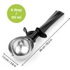 Ice Cream Scoop, 6 tbsp Stainless Steel Cookie Scoop 90