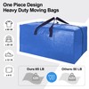 VELVETSURE Heavy Duty Extra Large Moving Bags W/Backpack Straps -