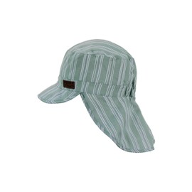 Sterntaler Baby Boys' Peaked Cap with Neck Protection, light green