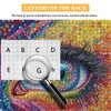 Impossible Puzzles for Adults 1000 Pieces, Colorful Eye Gemstone Art