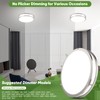 36W 3600lm Super Bright LED Light Fixtures, 2PACK Modern Flush