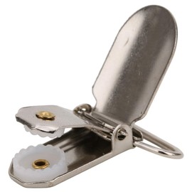 Cikonielf 20pcs Metal Dummy Braces Clips Braces Press Stud for Clothing Decoration Project Craft Flexible Straps Braces for Cushion Covers Cushions, Pack of 20