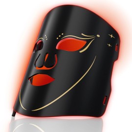 Unbranded LED Face Mask Light Therapy,3 Modes Portable Red Light Therapy for Face Infrared