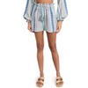 Ramy Brook Women's Elina Striped Tie Shorts, Yarn Dye Stripe, Small