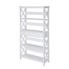 Convenience Concepts Oxford 5 Tier Bookcase with Drawer, White