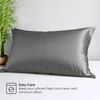 LINENWALAS 100% Organic Bamboo Pillow Cases 2 Pack, Soft Premium