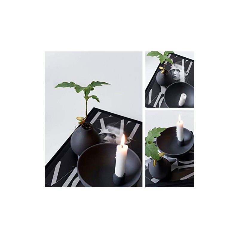 Storefactory Scandinavia Lidatorp Large Dark Grey Candlestick