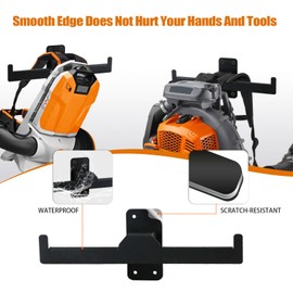 PACEWALKER Backpack Leaf Blower Hanger for Trailer Storage Tactical Gear Stand Heary Duty Chainsaw Wall Mount Stand Accessories Garage Organization Storage Heavy Duty Garage Storage Tool Organizer