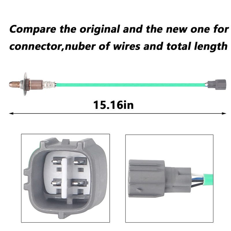DOSKJOK Sensor de oxígeno O2 de relación de combustible de