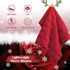 puredown® Lightweight Packable Couch Throw Soft Feather Down Throw Blanket