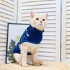 BINGPET Cat Sweater,Cat Outfit Sleeveless Winter Sweater with Snowflake Pattern,Soft
