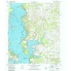 YellowMaps Saline Bay TX topo map, 1:24000 Scale, 7.5 X
