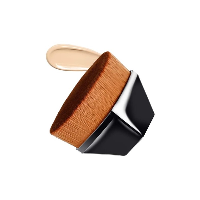 Brocha Plana Maquillaje Base Corrector Polvo Parte Superior Multifuncional Alta