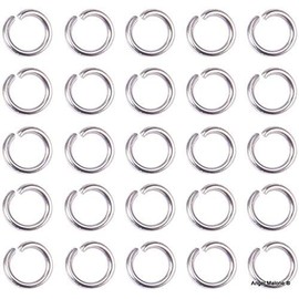 Angel Malone Super Strong Stainless Steel Jump Rings Jewellery Making Findings - UK SELLER (50pcs. 10mm x 1.2mm)