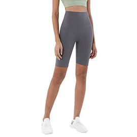 Little Hand Women's Femmes Waist Haute De Sport Compression Pants Hiking Leggings Yoga Shorts, A-gris Clair