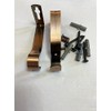 Curtain Pole Bracket Metal 19mm Copper Heavy Duty Rod Wall