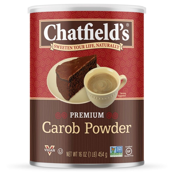 Chatfield's All Natural Carob Powder, 16 Ounce (Pack of 12)