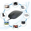 Slim Thin Optical USB Wired Mouse, Computer Mouse, 3 button