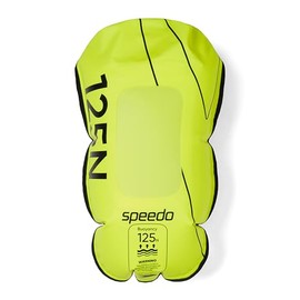 Speedo Unisex Tow Float with Dry Bag |Training Aid | Open Water Swimming, Yellow/Black, One Size