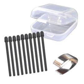 Covers Stylus Pen Refill, Fujitsu FMVPR2 Electronic Paper, Quaderno, Dedicated Compatible, Refill, Corer Set, Storage Case, Set of 10 (10)