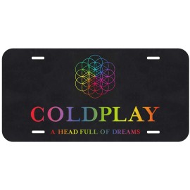 Cold Play Dreams Aluminum Novelty Auto License Plate