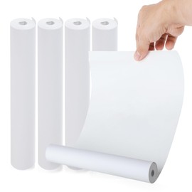 (4 Rolls) Thermal Paper A4 for Portable Printers (approx. 116 Sheets), Thermal Printer Paper A4, Quick Drying, BPA-Free Thermal Paper, Perfect for File Website Photo Printing