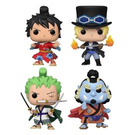 Funko Pop! Animation: One Piece 4 Pack (GW)(Exc), Collectible Action Vinyl Figure - 69107