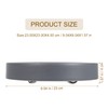 Plant with Easy Moving Caster Invisible Wheels, 9 Inch Round