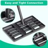 Nicecho Heavy Duty 17"x10" Lawn Leveling Rake w/ 60"L Adjust