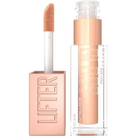 Maybelline Lifter Gloss, Hydrating Lip Gloss with Hyaluronic Acid, SUN 020