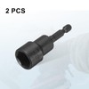 sourcing map 2pcs Magnetic Nut Driver 15mm Hex Drive Socket