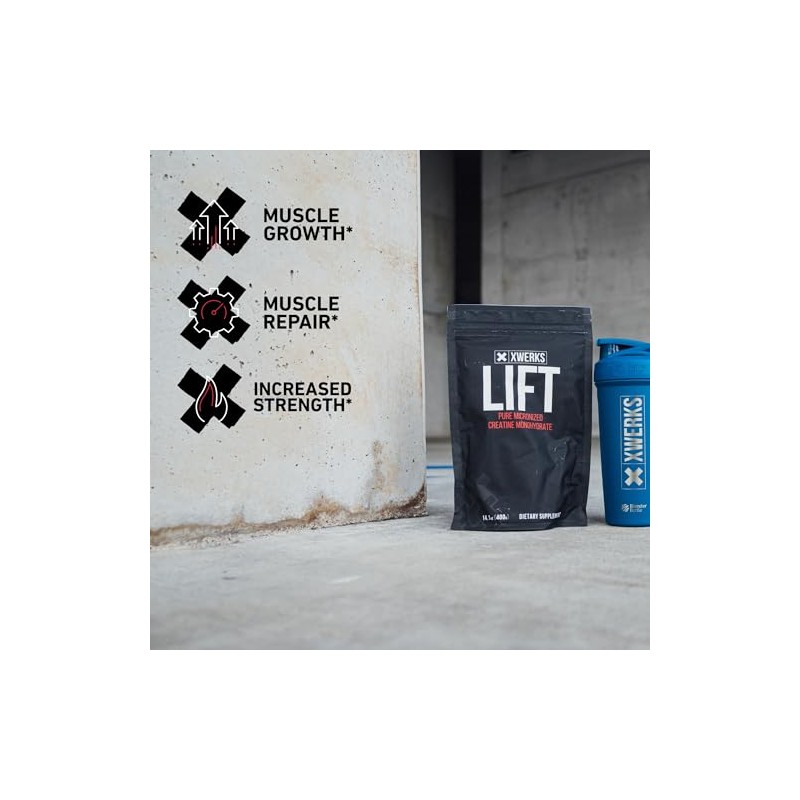 Xwerks Lift - Monohidrato de creatina micronizada pura