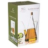SECRET DE GOURMET Öl Krug Flasche Ölspender 500 ml, Glas,