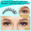 Eyelash Cluster Kit 240 Pieces Eyelash Extension Kit D Curl