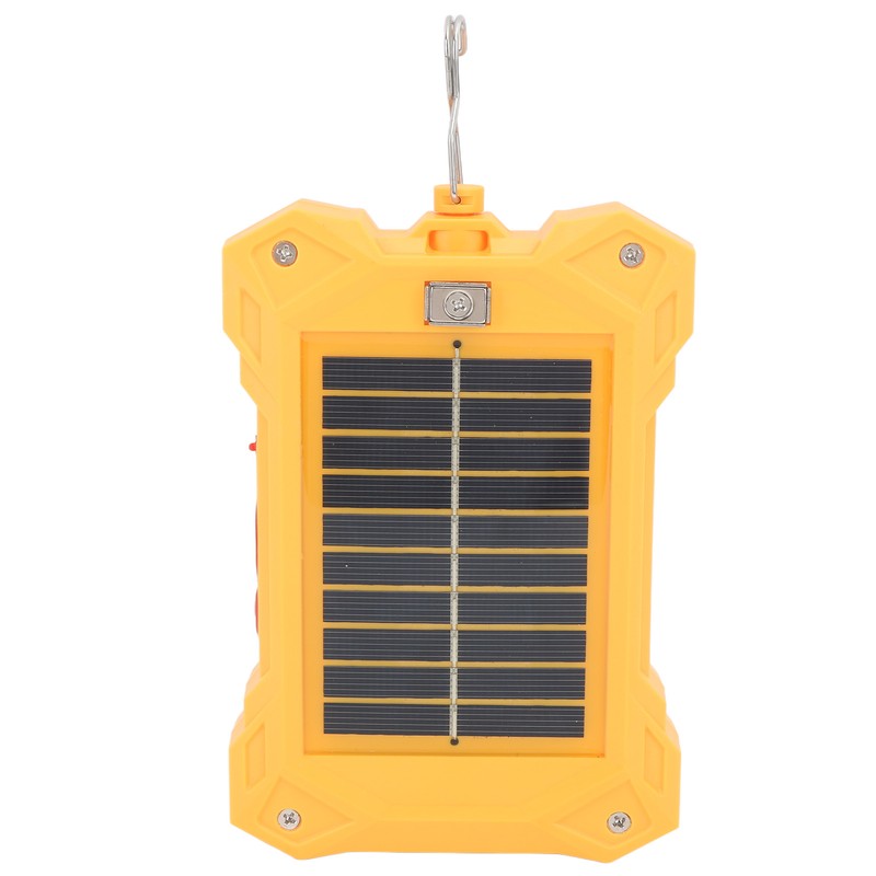 LED Solar Light Rechargeable Portable Flood Light Hooked Tent Light
