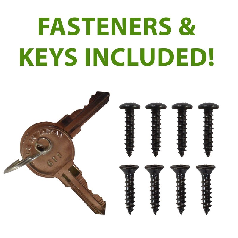 Nationwide Industries Black Nylon Polymer Keystone X2 External One Sided