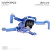 Wrapgrade Skin Sticker Set Compatible with DJI Mini 2 (Celeste
