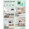 75 Counts AYOTEE Mini Garbage Bags, 1.2 Gallon Small Compostable