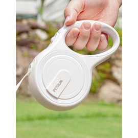 Petrium [펫트리움] 자동 리드줄 화이트 5m [PETTREUM] Automatic Leash White 5m