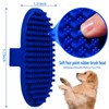 Dog bath brush, ROPO rubber massage pet shampoo brush, used