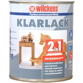 Wilckens Wilckens 2in1 Klarlack seidenmatt, 750 ml, farblos