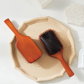Volume Up Wide Premium Wooden Cushion Hairbrush Cushion Brush (Small) 3ea