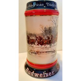 Budweiser Holiday Steins Collectable Holiday Stein Series (1990)