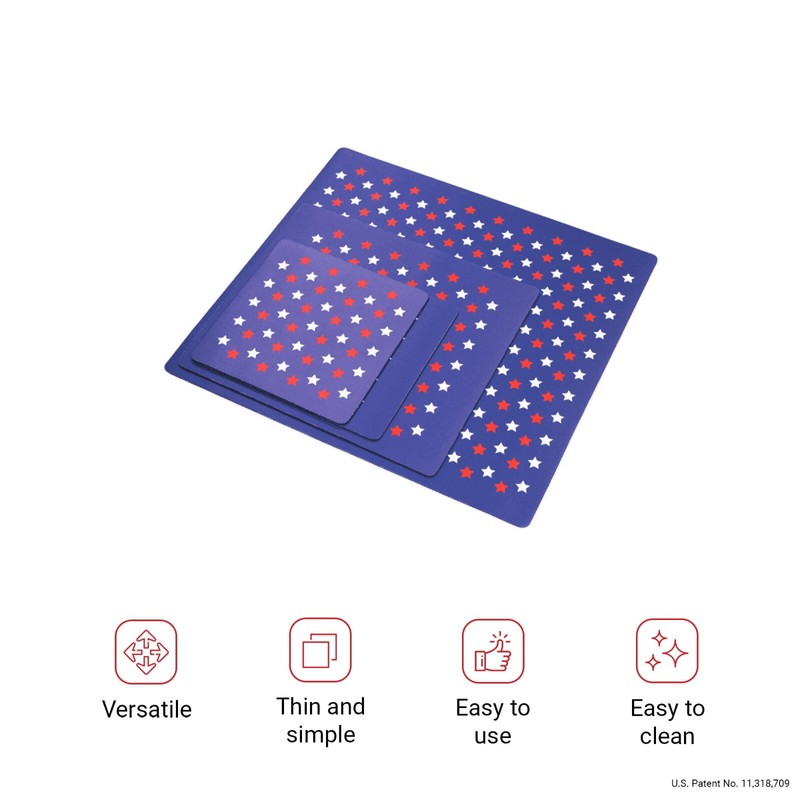 Cooks Innovation Set of 4 Kitchen Glide Mats Countertop Mat